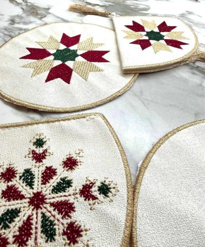 Set Porte-Théière Simili