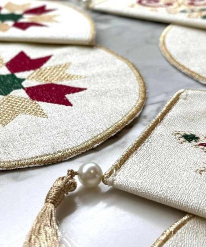 Set Porte-Théière Simili